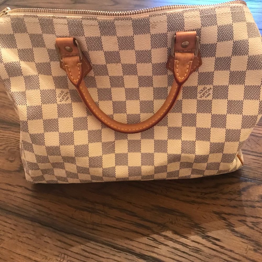 SOLD - LOUIS VUITTON Damier Azur Speedy 30